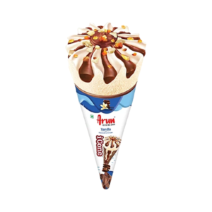 Arun Icecreams Vanilla Cone, 100 ml