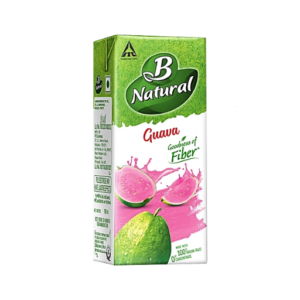 B Natural Guava Juice - 180 ml Carton