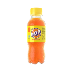 Bisleri Pop Orange Flavoured Soft Drink, 160 ml