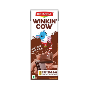 Britannia Winkin Cow Chocolicious Thick Milkshake, 200 ml