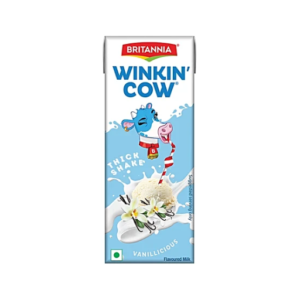 Britannia Winkin Cow Vanillicious Thick Milkshake, 200ml