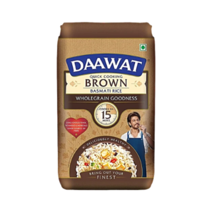 Daawat Quick Cooking Brown Basmati Rice 1kg
