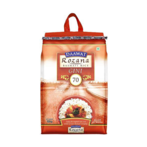 Daawat Rozana Basmati Rice - Gini 70 10Kg