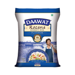 Daawat Rozana Basmati Rice - Platinum, 5kg