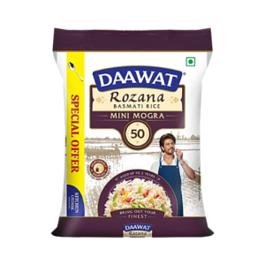 Daawat Rozana Mini Mogra 50 Basmati Rice, 10kg