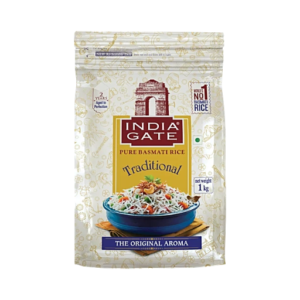 India Gate Traditional Basmati Rice, 1kg