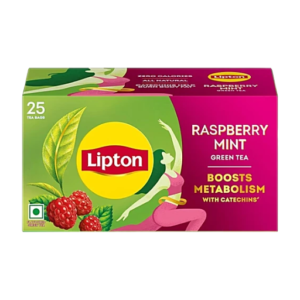 Lipton Raspberry Mint Green Tea, 32.5g (25 Bags x 1.3 g)