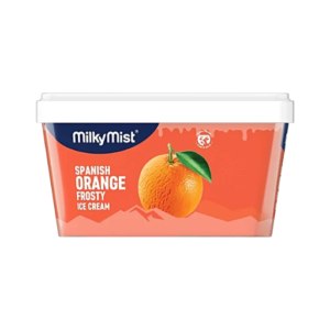 Milky Mist Spanish Orange Frosty Ice Cream, 1 L Tub