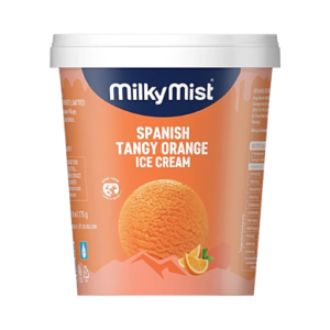Milky Mist Spanish Tangy Orange Ice Cream, 500 ml
