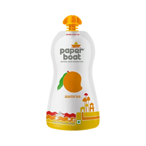 Paper Boat Aamras Mango Fruit Juice, 200 ml Pouch