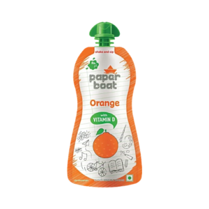 Paper Boat Orange Juice - With Vitamin D, 150 ml