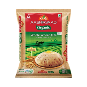 Aashirvaad Organic Whole Wheat Atta 5kg