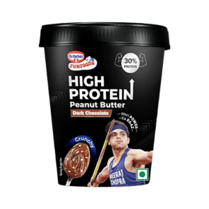 Dr.Oetker FunFoods Dark Chocolate High Protein Peanut Butter - Crunchy 500g