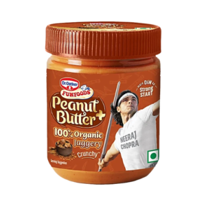 Dr.Oetker Funfoods Peanut Butter + Organic Jaggery Crunchy 375g