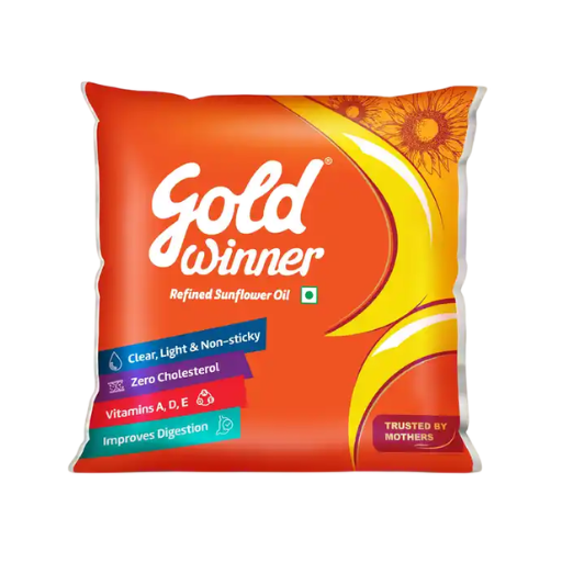 Gold Winner Refined Sunflower Oil 500ml