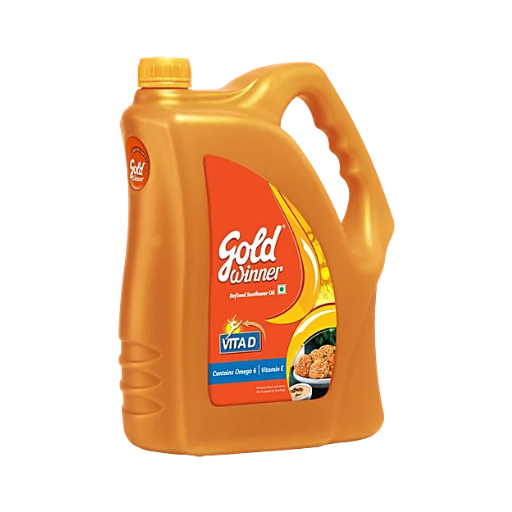 Gold Winner Refined Sunflower Oil 5Ltr Can