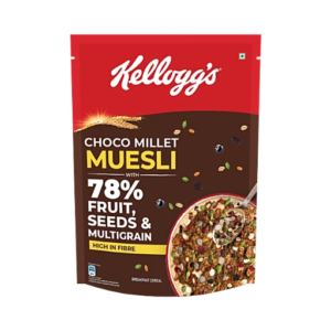 Kelloggs Choco Millet Muesli 78% Fruit, Seeds & Multigrain - Power Breakfast 400g