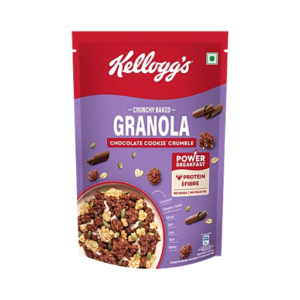 Kelloggs Crunchy Baked Chocolate Cookie Crumble Granola 400g