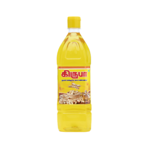 Kirubha Chekku Groundnut Oil 1Ltr PET Bottle