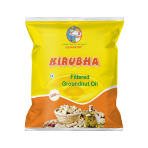 Kirubha Chekku Groundnut Oil 500ml Pouch