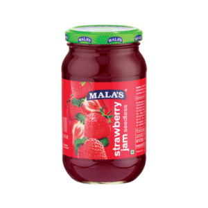 Malas Strawberry (Seedless) Jam 500gm Glass Jar