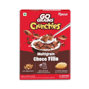 Manna Go Grains Crunchies Chocofills 450g
