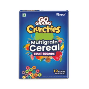 Manna Go Grains Crunchies Fruit Rounds 250g
