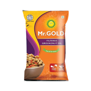 Mr. Gold Filtered Groundnut Oil 1L Pouch