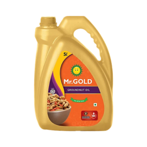 Mr. Gold Filtered Groundnut Oil 5Ltr Can