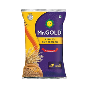 Mr. Gold Refined Rice Bran Oil 1Ltr Pouch