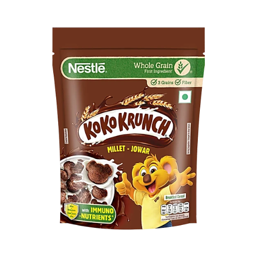 Nestle Koko Krunch Breakfast Cereal - Choco Flakes Made With Millet Jowar 350g