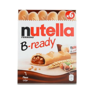 Nutella B-ready Wafer Biscuit Filled With Hazelnut Spread With Cocoa, 132g