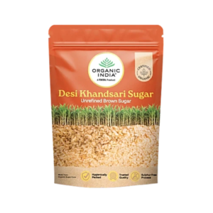 Organic India Desi Khandsari Unrefined Brown Sugar 500g