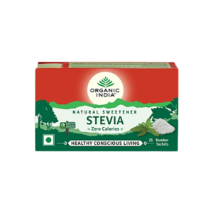 Organic India Stevia Natural Sweetener 25g (25 Sachets x 1g each)