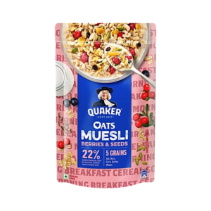 Quaker Berries & Seeds Oats Muesli 700g