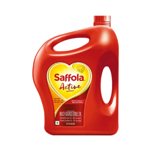 Saffola Active Multi-Source Edible Oil 4.6Ltr Can