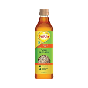Saffola Cold Pressed Sesame Oil 1Ltr PET Bottle