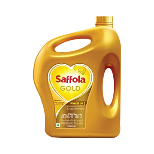 Saffola Gold Multi-Source Edible Oil 1.82kg Can