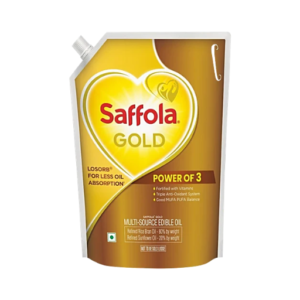 Saffola Gold Multi-Source Edible Oil 3Ltr Pouch