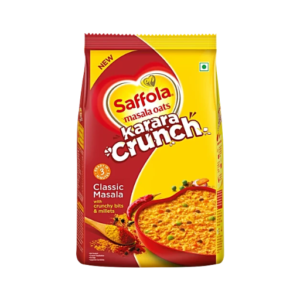 Saffola Masala Oats - Karara Crunch, Classic Masala 500g