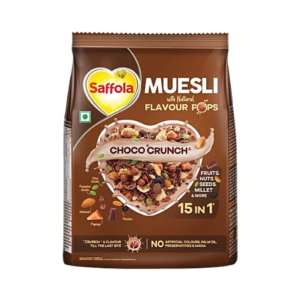 Saffola Muesli With Natural Flavour Pops - Choco Crunch