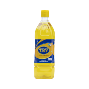 TRV Filtered Groundnut Oil 1Ltr PET Bottle