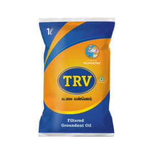 TRV Filtered Groundnut Oil 1Ltr Pouch