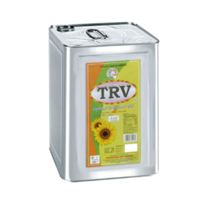 TRV Refined Sunflower Oil 15Kg Tin