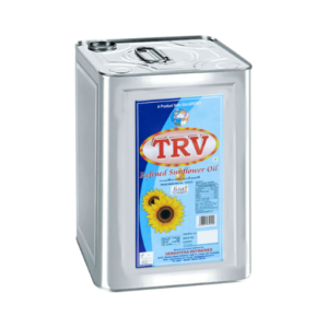TRV Refined Sunflower Oil 15Ltr Tin