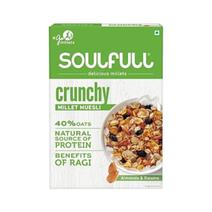 Tata Soulfull Crunchy Millet Muesli With Almonds & Raisins