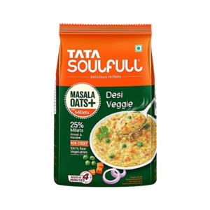 Tata Soulfull Masala Oats+ Desi Veggie 500g