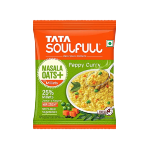 Tata Soulfull Masala Oats+ With 25% Millets, Peppy Curry 35g