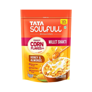 Tata Soulfull Millet Shakti Crunchy Corn Flakes+ With Honey & Almonds