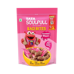Tata Soulfull Strawberry Fills Ragi Bites Breakfast Cereal 250g